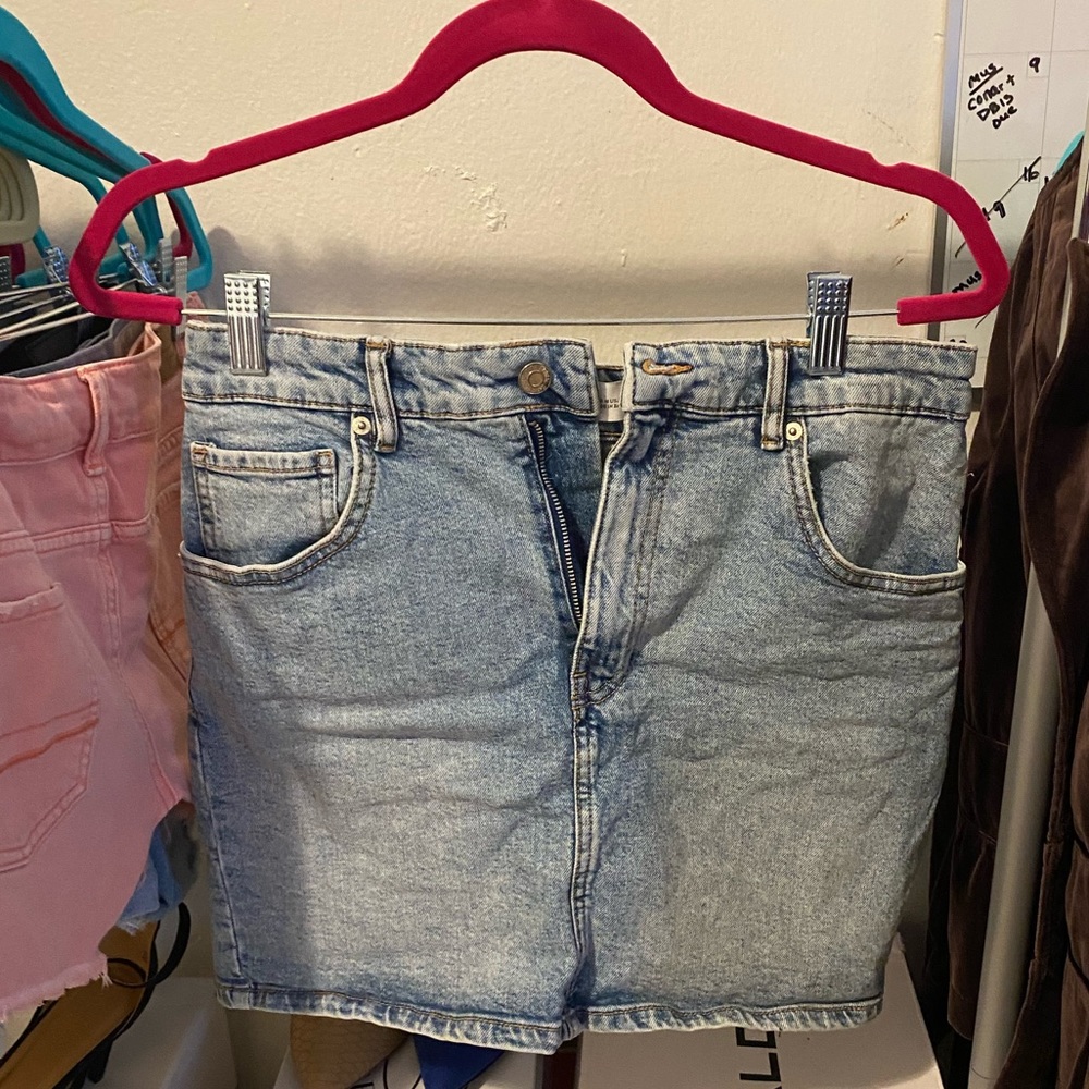 Zara denim skirt